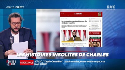 « Les 3 histoire de Charles Magnien » : Un eurodéputé surpris dans une fête clandestine, un répondeur pour crier et le test de culture générale de Miss France - 02/12