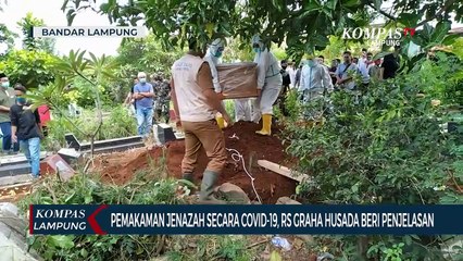 Pemakaman Jenazah Secara Covid 19, RS Graha Husada Beri Penjelasan