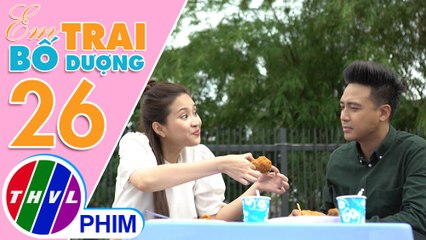 Em trai bố dượng - Tập 26[2]: Lần hiếm hoi Khôi và Ngân được thoải mái, vui vẻ bên nhau