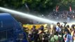 Police use water cannons on protesting Congress workers