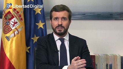 Casado dice que Sánchez aprovecha pandemia para avanzar hacia su "nación a medida"