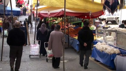 Koronayı Yenen Vatandaş Pazara Çıktı, Denetimlerden Memnun Kaldı