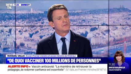 Gestion de la crise sanitaire: selon Manuel Valls, "il y a eu des erreurs au début, mais la France a mis de paquet sur l'économie"