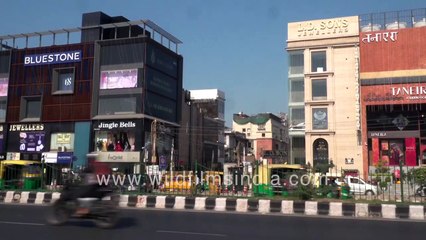 South Extension during rush hour_ Traffic activity in Delhi during Peak corona infections