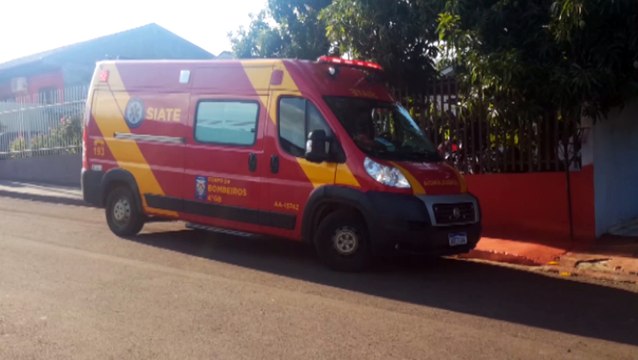 Idoso de 70 anos fica ferido ao sofrer queda no Bairro Santa Felicidade