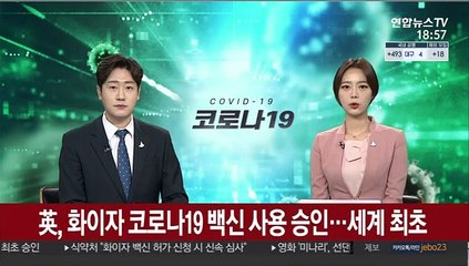 영국, 화이자 코로나19 백신 사용 승인…세계 최초