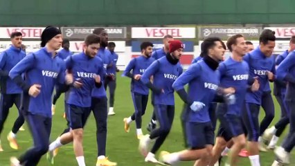 TRABZON - Trabzonspor'un Sivasspor maçı hazırlıkları sürüyor