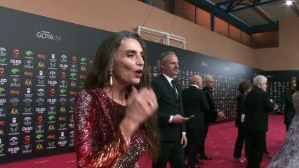 Primeras imágenes de Ángela Molina tras lograr el Goya de Honor 2021