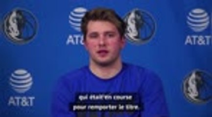 Dallas - Doncic : "L'objectif est de remporter le championnat"