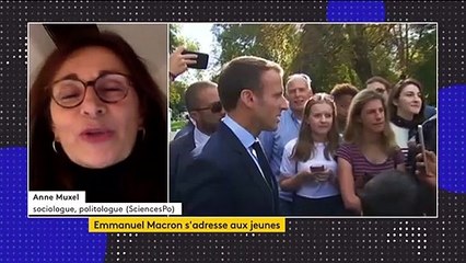 "Emmanuel Macron n'a pas réussi à instaurer de lien avec la jeunesse", selon Anne Muxel