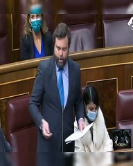 Una diputada de Podemos pide a Espinosa de los Monteros que se ponga la mascarilla