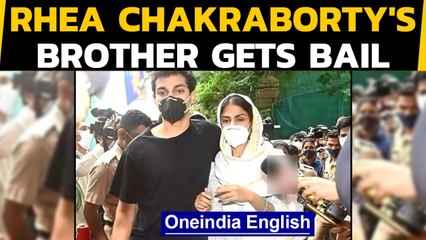 Showik Chakraborty gets bail in the drug-related charges in Sushant death case|Oneindia News
