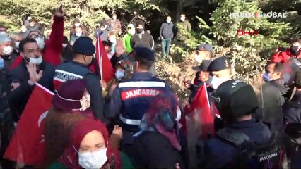 Bolu'da yaylada yıkım gerginliği