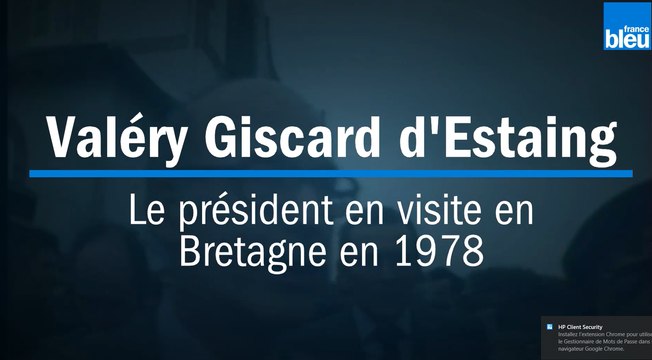 VIDEO - Mort de Valéry Giscard d'Estaing : en 1978, sa visite en Bretagne après le naufrage de l'Amoco Cadiz