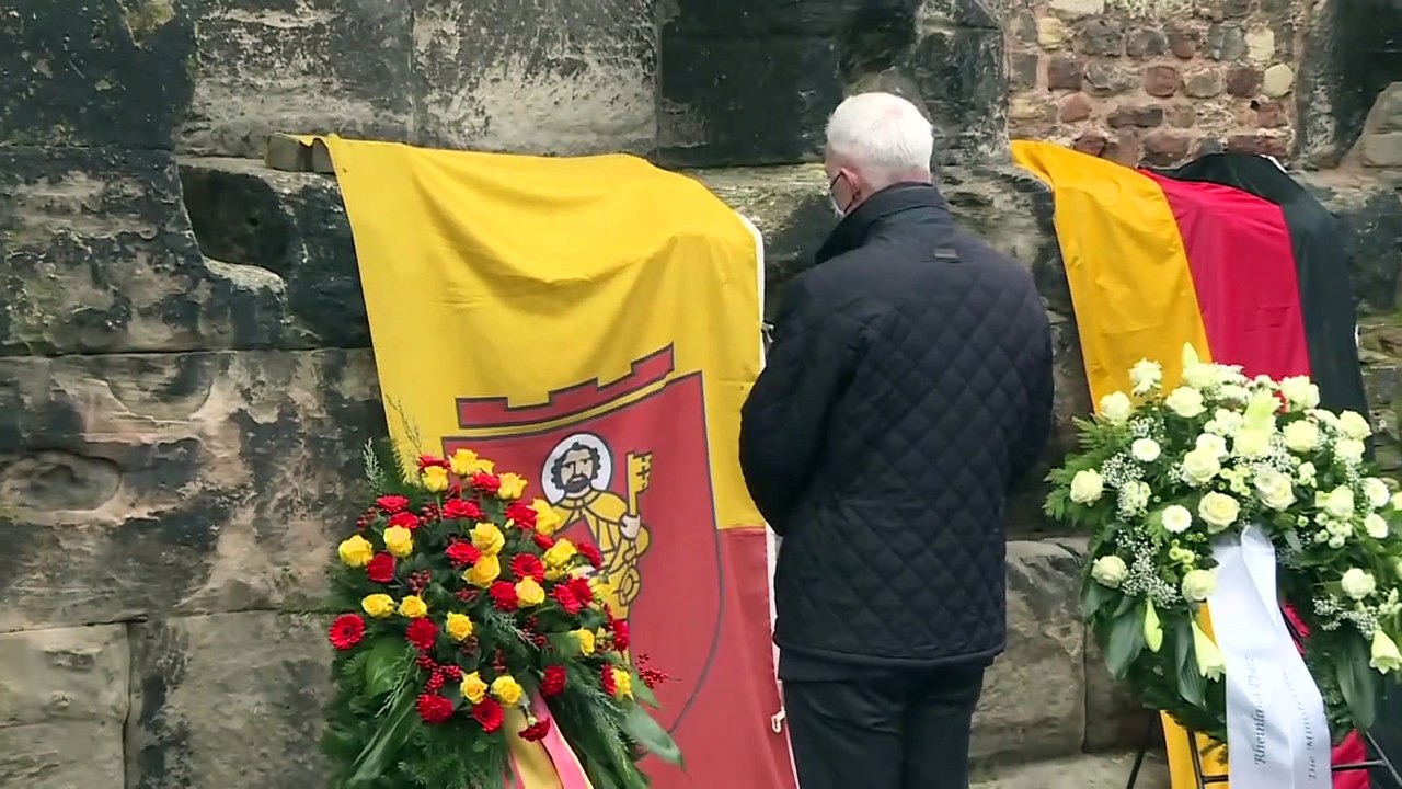 Cérémonie d'hommage aux cinq morts de Trèves, en Allemagne