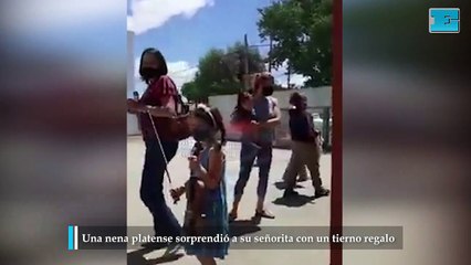 El tierno regalo de una nena platense a su señorita que emociona a todos