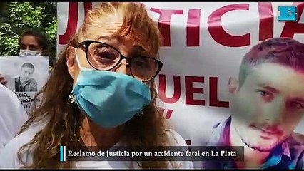 Reclamo de justicia por un accidente fatal en La Plata