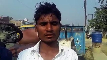 मुंडन संस्कार करने जा रहे ट्रैक्टर ट्राली ने वृद्ध को मारी टक्कर, बुजुर्ग की हुई मौत