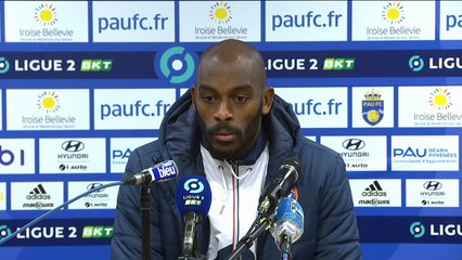 J13 Ligue 2 BKT - La réaction de J.Rivierez après Pau FC 1-0 SMCaen