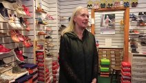 Rebecca Lambton, owner of Clever Clogs in Sharrow Vale, Sheffield.