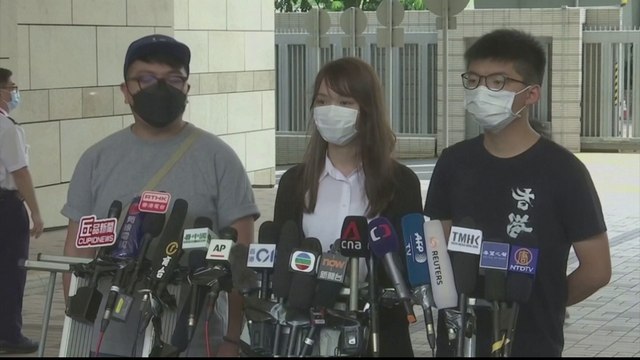 Three prominent Hong Kong activists jailed
