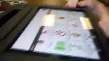Going over behaviors using Proloquo2go