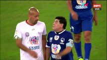 Pelea Maradona vs Veron