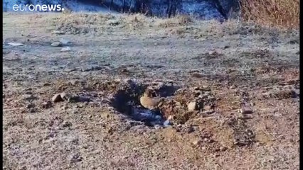 Monolith taucht auf und verschwindet