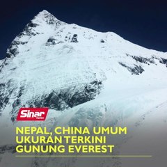 Nepal, China umum ukuran terkini Gunung Everest