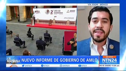 AMLO entregó su segundo informe de Gobierno desde el Palacio Nacional