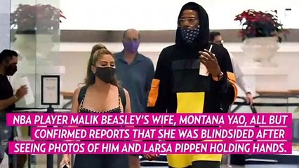 NBA Star Malik Beasley’s Wife Reacts To Him, Larsa Pippen Holding Hands