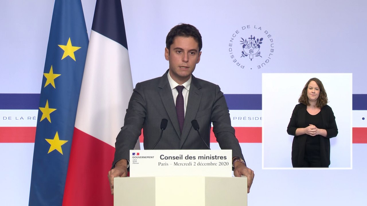 Compte rendu du conseil des ministres du 2 décembre 2020