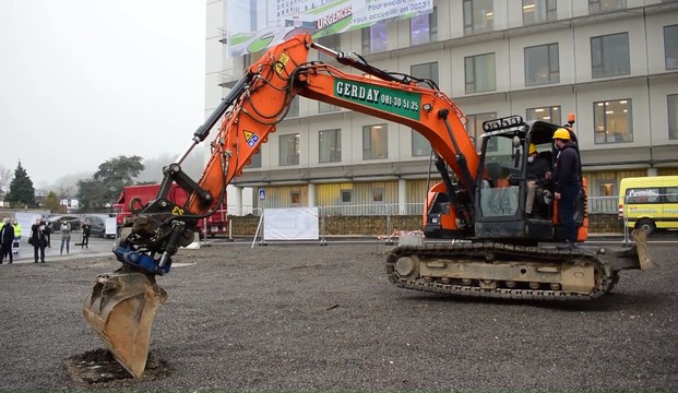 Le chantier des futures urgences du CHR de Namur est lancé