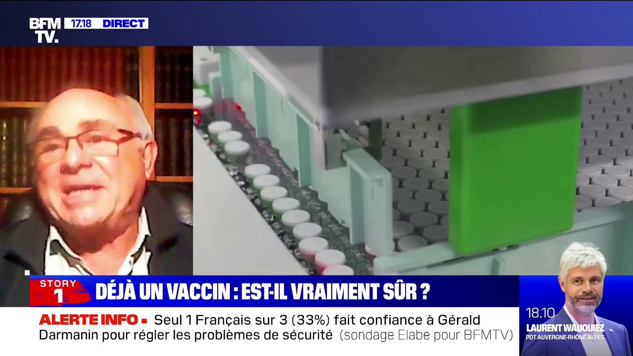 Vaccin anti-Covid: pour Jean-François Saluzzo, "si les Anglais considèrent que le vaccin est sûr, c'est une excellente nouvelle"