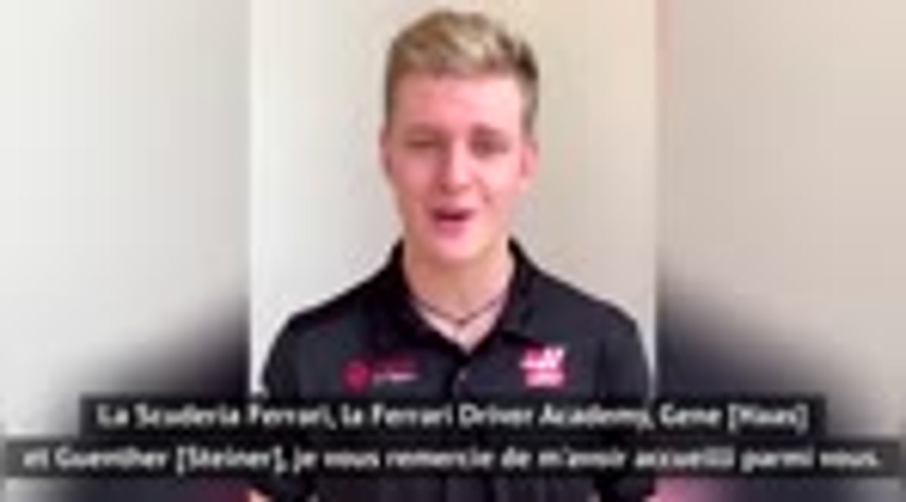 Formule 1 - Mick Schumacher : "Très fier de rejoindre Haas"