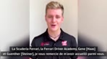 Formule 1 - Mick Schumacher : "Très fier de rejoindre Haas"