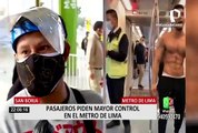 San Borja: extranjero sin mascarilla ni polo se enfrenta a inspectores del Metro de Lima