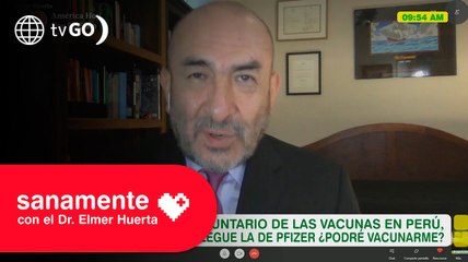 Fui voluntario de la vacuna ¿Puedo ponerme la de Pfizer? |Sanamente con el Doctor Elmer Huerta (HOY)