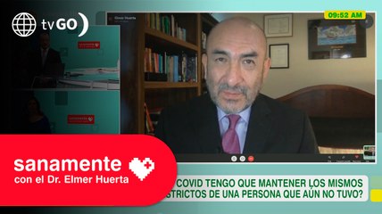 Si ya tuve COVID ¿tengo que seguir cuidándome? | Sanamente con el Doctor Elmer Huerta (HOY)
