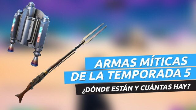 Armas míticas en Fortnite temporada 5: cuántas hay y dónde encontrarlas (Jefes de la semana 1)