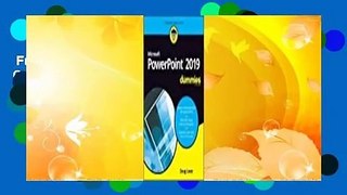 Full E-book  PowerPoint 2019 for Dummies Complete
