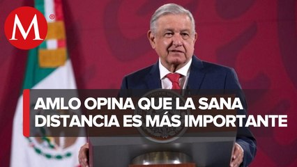 López Obrador insiste que no es indispensable el uso de cubrebocas