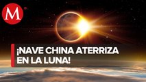 Sonda china Chang'e-5 se posa con éxito en la Luna, informa agencia