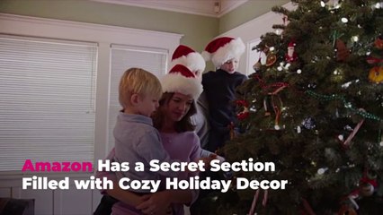 Amazon Has a Secret Section Filled with Cozy Holiday Decor