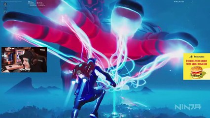 Ninja Reacts To The Galactus Fortnite Event!!
