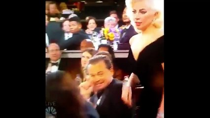 Golden Globes : Quand Di Caprio a peur de Lady Gaga