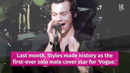 Harry Styles Reacts To Candace Owens Diss Over His Vogue Cover Dress