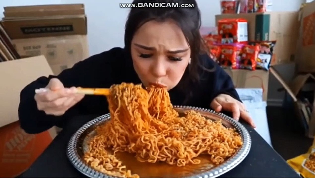Mukbangers eating TOO MUCH NOODLES