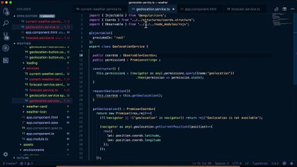 6.4 Enviar datos de ubicación para la consulta del clima