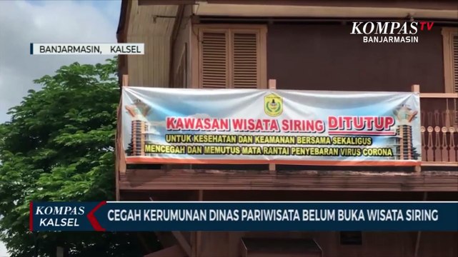 Kawasan Wisata Siring Piere Tendean Banjarmasin Tetap Ditutup Saat Natal dan Libur Akhir Tahun